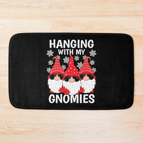 Item preview, Holiday Funny Vintage Quote Happy Hangin My With Gnomies designed and sold by Rackaam777Art.