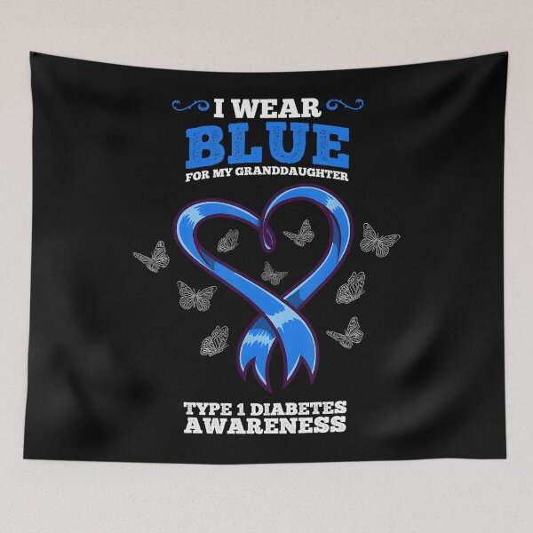 Item preview, I Wear Blue Granddaughter T1D Type 1 Diabetes Awareness designed and sold by MatthewConer.