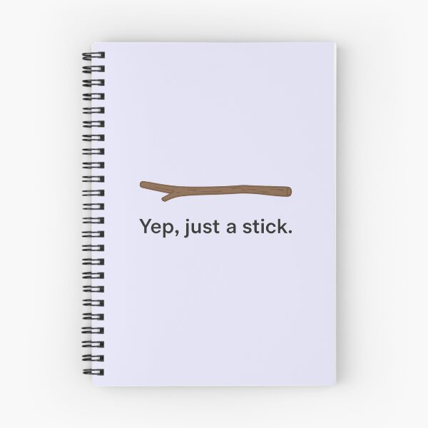Item preview, Yep, Just a Stick – Minimalist Nature Humor designed and sold by Ombrya.