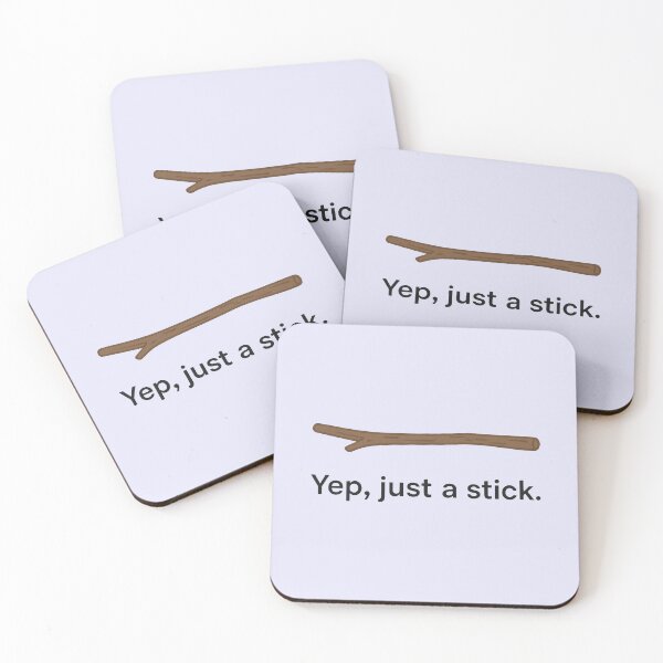 Item preview, Yep, Just a Stick – Minimalist Nature Humor designed and sold by Ombrya.