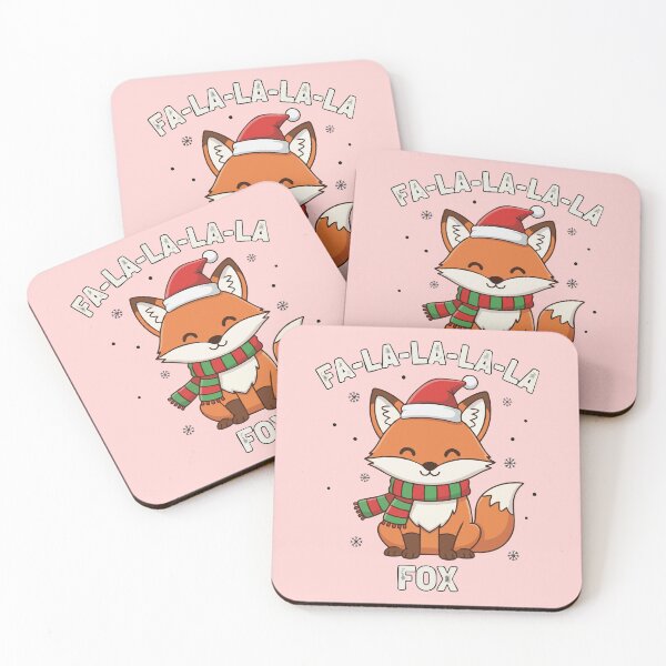 Item preview, Cute Christmas Fox Wearing Santa Hat designed and sold by graphicnew.