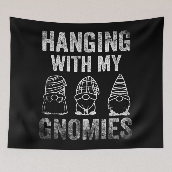 Item preview, Holiday Gnomies My Vintage With Happy Quote Hangin Funny designed and sold by Rackaam777Art.