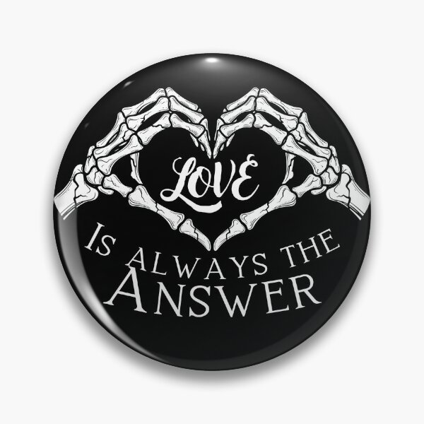 Item preview, Love is always the answer Aesthetic Alternative Design designed and sold by OldSkullDesigns.