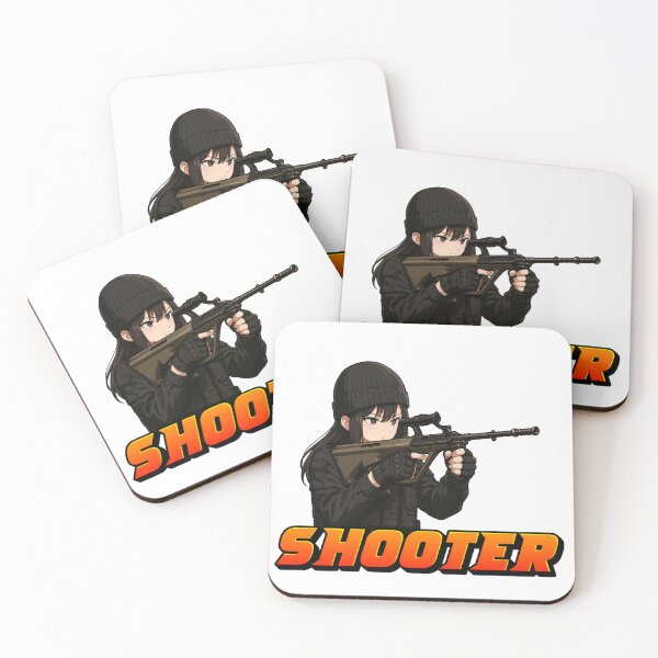 Item preview, PEW PEW GIRL – Cute, Loud, and Ready to Fire designed and sold by RAWLIFEGRAPHIC.