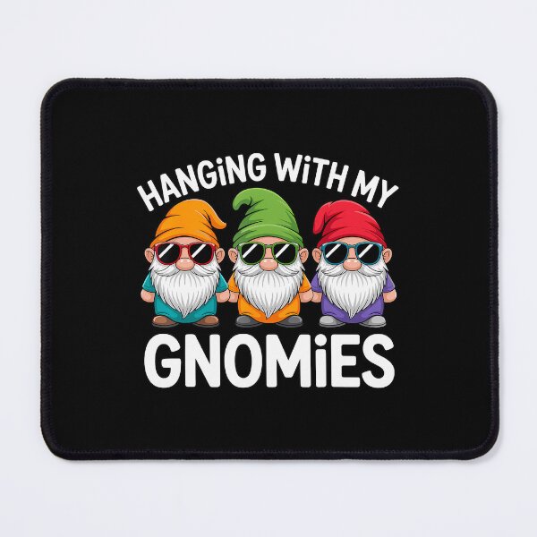 Item preview, Gnomies Hangin Quote Happy With My Funny Vintage Holiday designed and sold by Rackaam777Art.