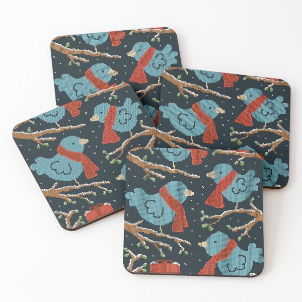 Item preview, Festive Birdies designed and sold by HandsOffMyDinosaur.