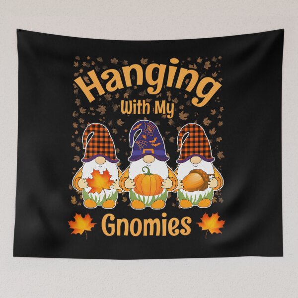 Item preview, Funny My With Quote Happy Vintage Holiday Hangin Gnomies designed and sold by Rackaam777Art.