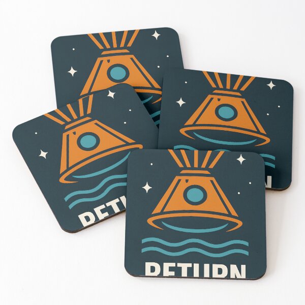 Item preview, Return to Earth – Retro Space Capsule Art designed and sold by Imaginationbeyond.