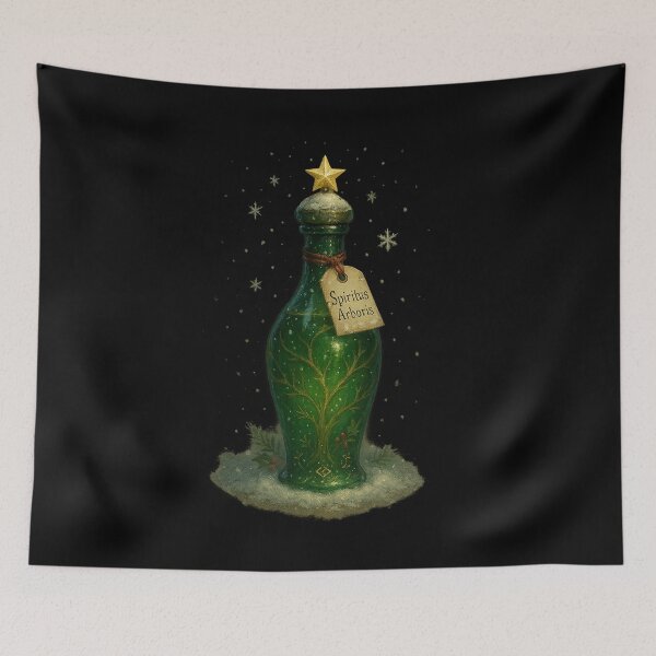 Item preview, Evergreen Essence – Spirit of the Tree (Alche-Arts Christmas Potion) designed and sold by AlcheArtsStudio.