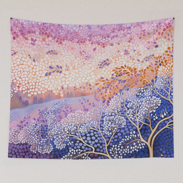 Item preview, Aboriginal Inspired Dot Art - With Midnight Blossom designed and sold by GrinGalore.