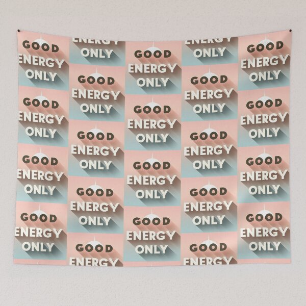 Item preview, Good Energy Only – Positive Vibes Typography Design designed and sold by Dogandesighn.