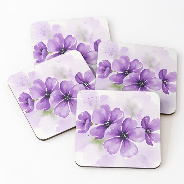 Item preview, Purple flowers designed and sold by Design4uStudio.
