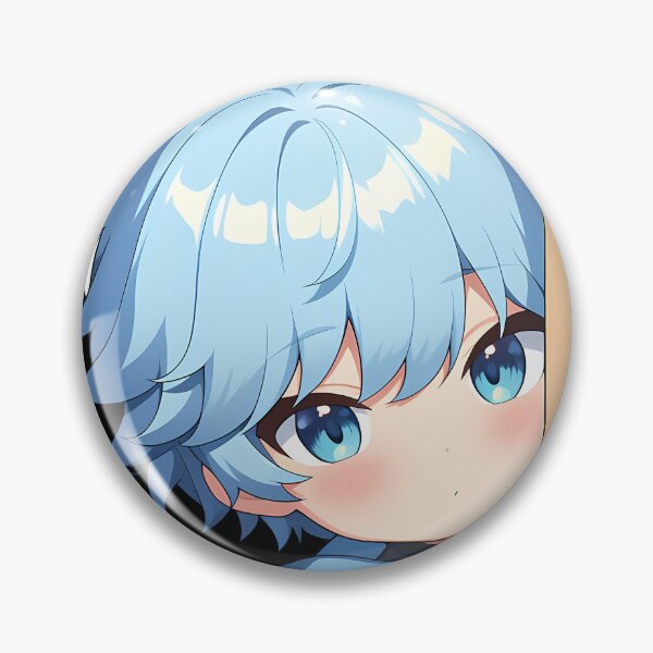 Item preview, Chongyun Genshin Impact Game Anime Chibi Kawaii Peeker designed and sold by HumbertoValveno.