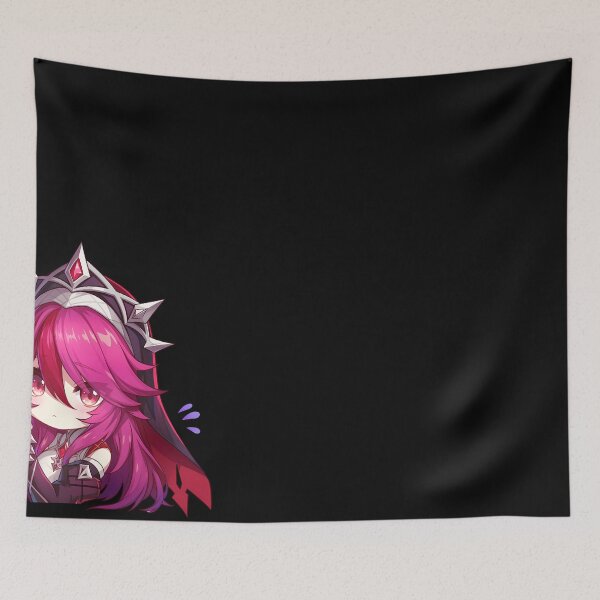 Item preview, Juego Rosaria Genshin Impact Anime Chibi Kawaii Peeker designed and sold by HumbertoValveno.