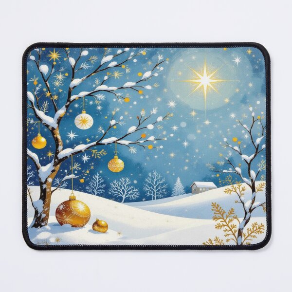 Item preview, Where snow whispers and stars dream – winter magic meets golden light & silent enchantment designed and sold by FotoworldEdel.