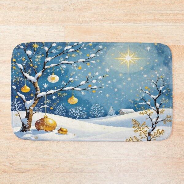 Item preview, Where snow whispers and stars dream – winter magic meets golden light & silent enchantment designed and sold by FotoworldEdel.