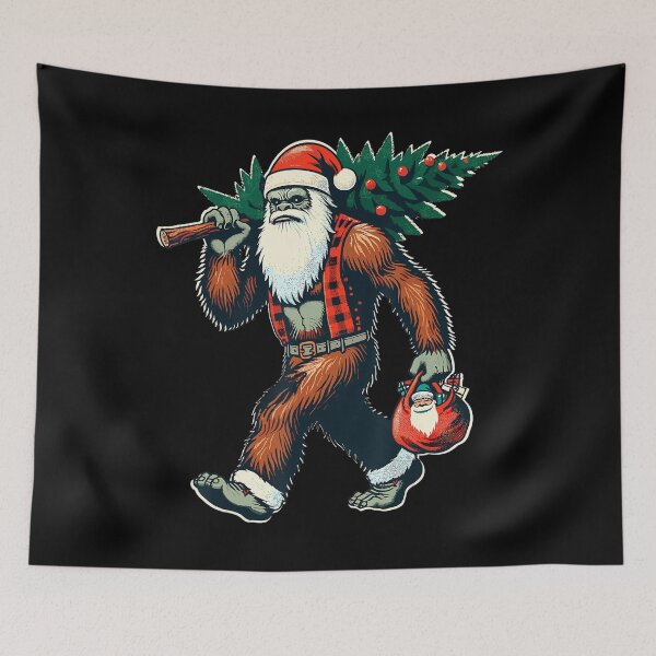 Item preview, CClassic Christmas lTarsesei c ChCrhirstimsatsma Rse Ttrroee  FeChsrtiive Holidays tVimansta ge BigfootR eLtirgoh tFesstive Hol designed and sold by FrankyTepper.
