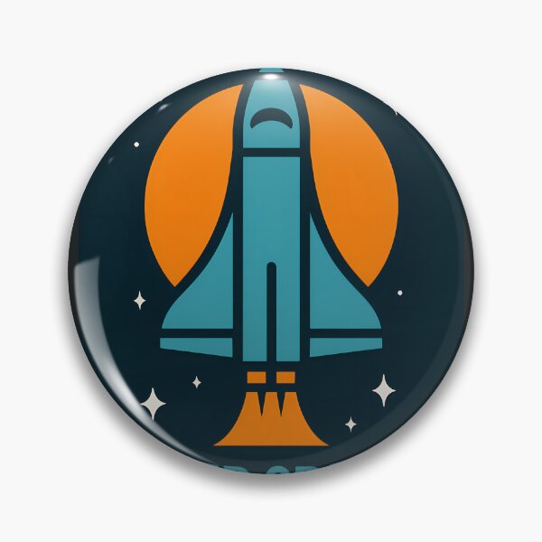 Item preview, Deep Space Exploration – Retro Rocket designed and sold by Imaginationbeyond.
