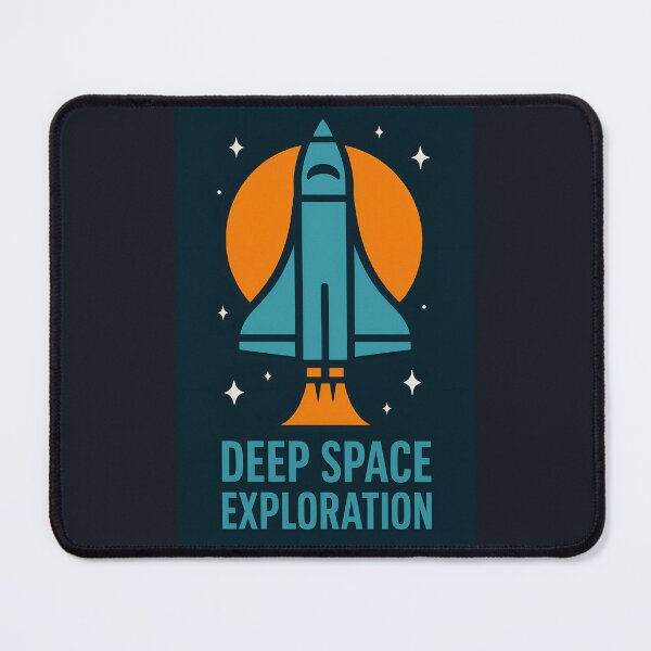 Item preview, Deep Space Exploration – Retro Rocket designed and sold by Imaginationbeyond.