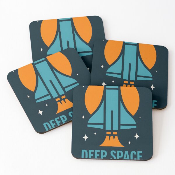 Item preview, Deep Space Exploration – Retro Rocket designed and sold by Imaginationbeyond.
