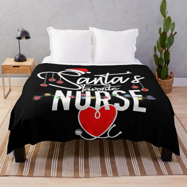 Item preview, Classic Christmas Santas Vintage Retro Nurse Favorite Merry designed and sold by Olincristie.