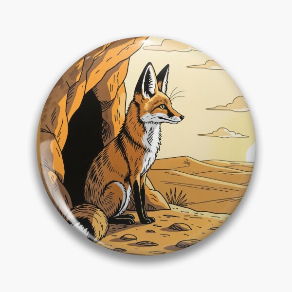 Item preview, Desert Fox In His Desert World designed and sold by Finding Fortuity.