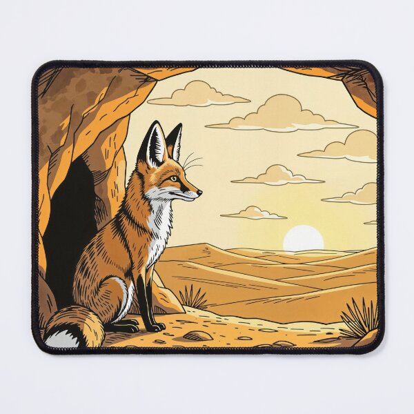 Item preview, Desert Fox In His Desert World designed and sold by Finding Fortuity.