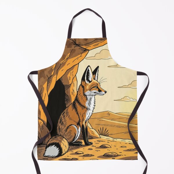 Item preview, Desert Fox In His Desert World designed and sold by Finding Fortuity.