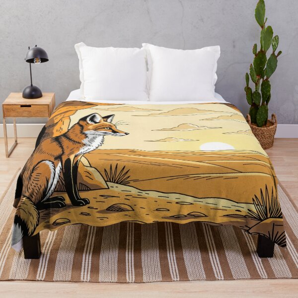 Item preview, Desert Fox In His Desert World designed and sold by Leslie Montgomery Art.
