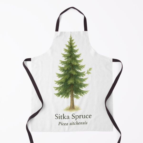 Item preview, Sitka Spruce – Coastal Pacific Evergreen Botanical Illustration designed and sold by BloomKind.