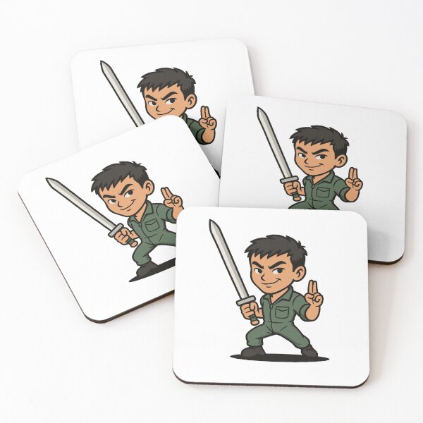 Item preview, Chinese Warrior Wang vs Evil Sorcery designed and sold by pixel-overdose.