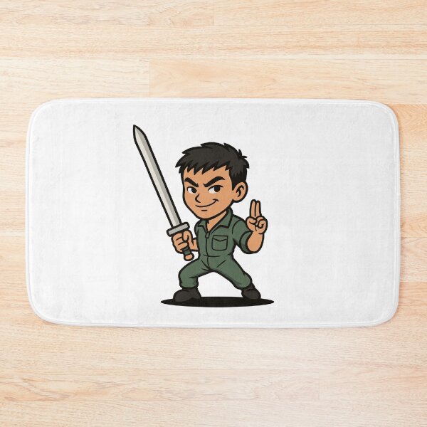 Item preview, Chinese Warrior Wang vs Evil Sorcery designed and sold by pixel-overdose.