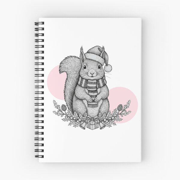 Item preview, Christmas minimal cute squirrel designed and sold by StellaBoutique.