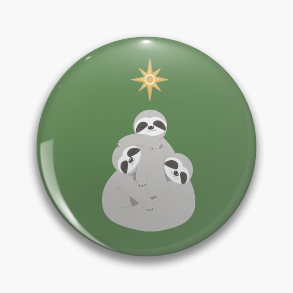 Item preview, Stack of Sloth Christmas Tree designed and sold by MargLandmeter.