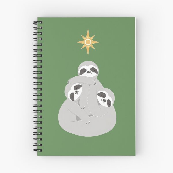 Item preview, Stack of Sloth Christmas Tree designed and sold by MargLandmeter.