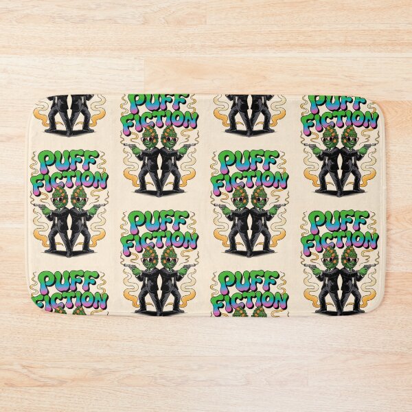 Item preview, Puff Fiction weed movies designed and sold by GreenKingShop.