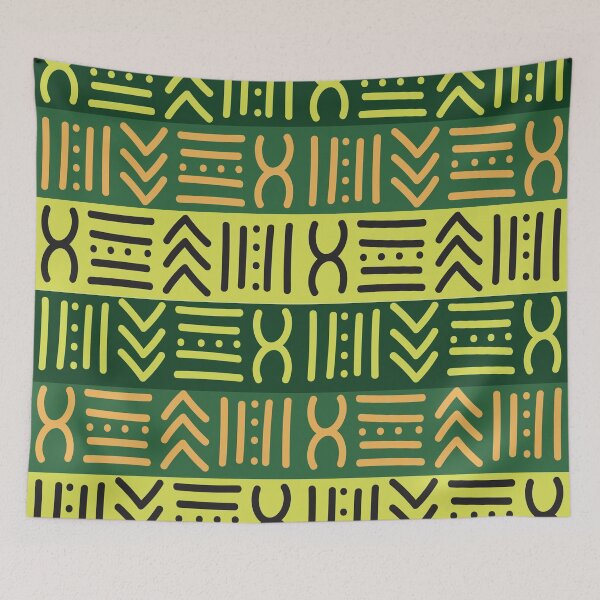 Item preview, Bogolan – Traditional African Pattern Inspired by Malian Fabric designed and sold by Wolagno.