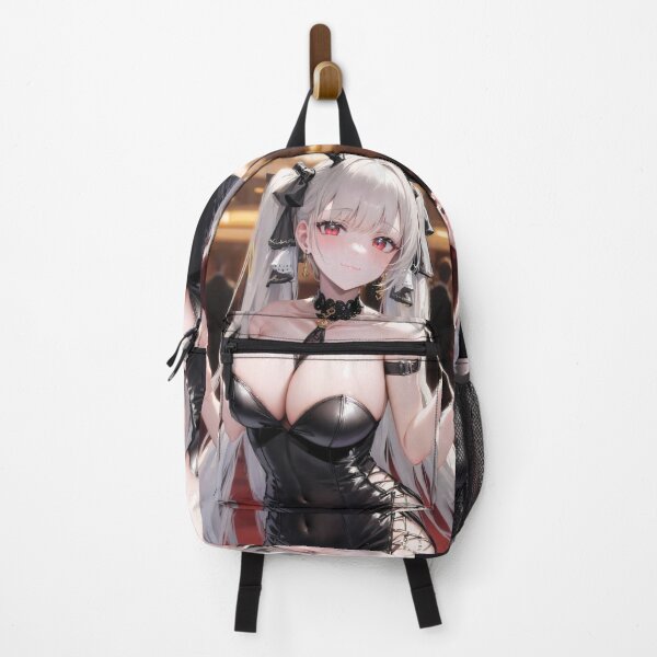 Item preview, Glamurosa y formidable chica anime de Azur Lane con vestido negro designed and sold by thedarvills.