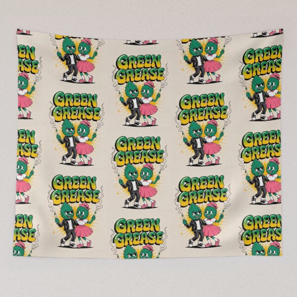 Item preview, Green grease weed movies designed and sold by GreenKingShop.