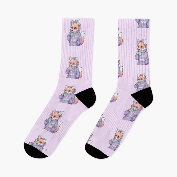 Item preview, Pastel Kawaii Fox in Cozy Hoodie designed and sold by Itsheartshop.