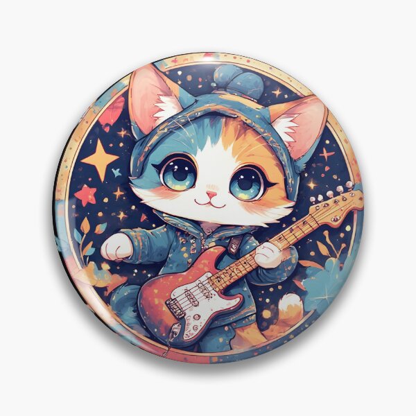 Item preview, Rock Star Cat #1 designed and sold by Sam-Tada.