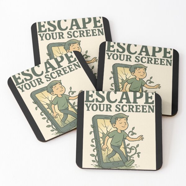Item preview, Escape Your Screen designed and sold by halibutgoatramb.