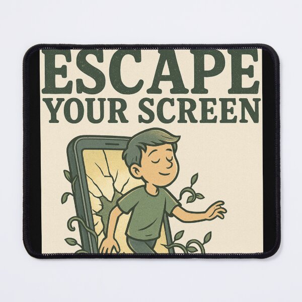 Item preview, Escape Your Screen designed and sold by halibutgoatramb.