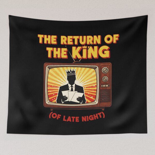 Item preview, The Return of the King of Late Night TV designed and sold by Dakson Design - Fantasy Art.