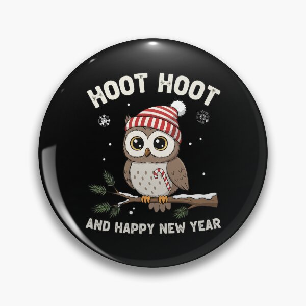 Item preview, Cute Owl Christmas and New Year Art designed and sold by graphicnew.