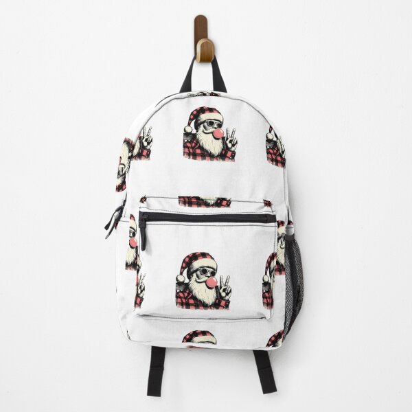 Item preview, Hipster Santa Blowing Bubble Gum – Punk Christmas Design Classic T-Shirt designed and sold by inkfluenceart.