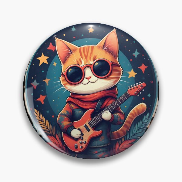 Item preview, Rock Star Cat #6 designed and sold by Sam-Tada.