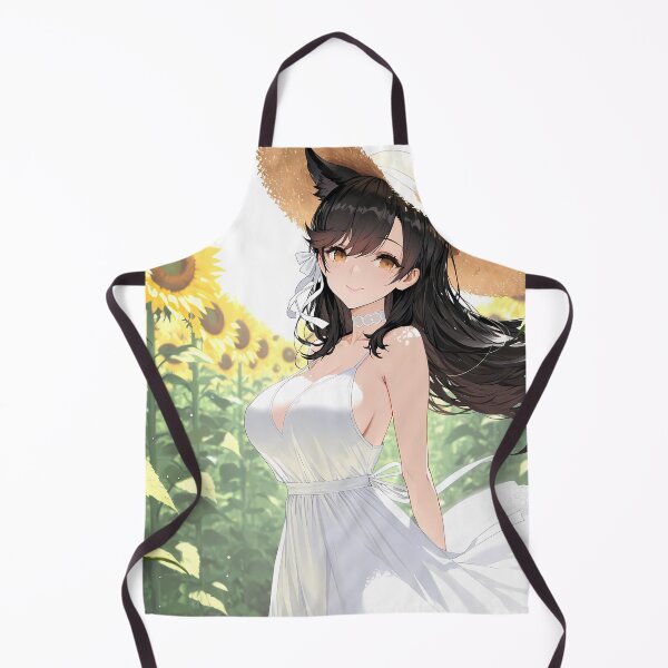 Item preview, Atago Sunflower Grace White Dress Azur Lane Anime Girl designed and sold by thedarvills.