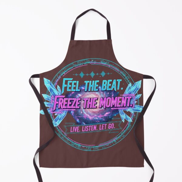 Item preview, Feel the Beat. Freeze the Moment." EDM Neon Galaxy Crystals Design designed and sold by Sushikidsntoddlers.