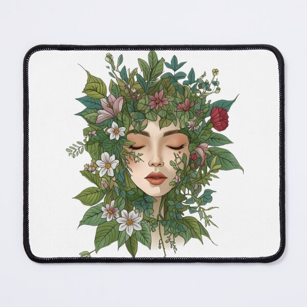 Item preview, ? Submerged in Leaves: A Botanical Embrace designed and sold by catcurio.